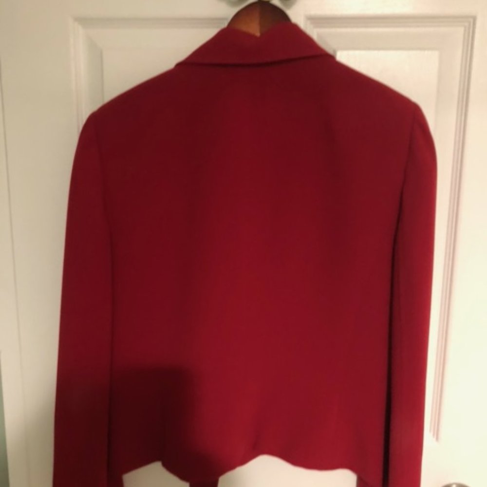 Tahari Red Jacket - Picture 3 of 3
